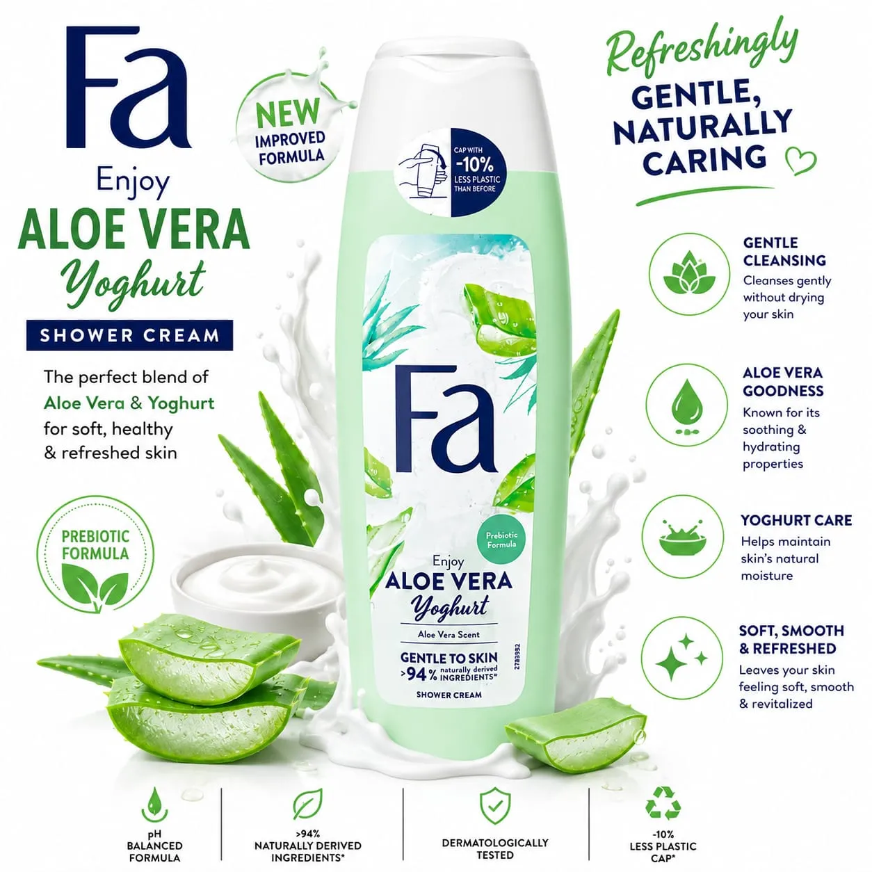 FA Shower Gel Yoghurt Peach