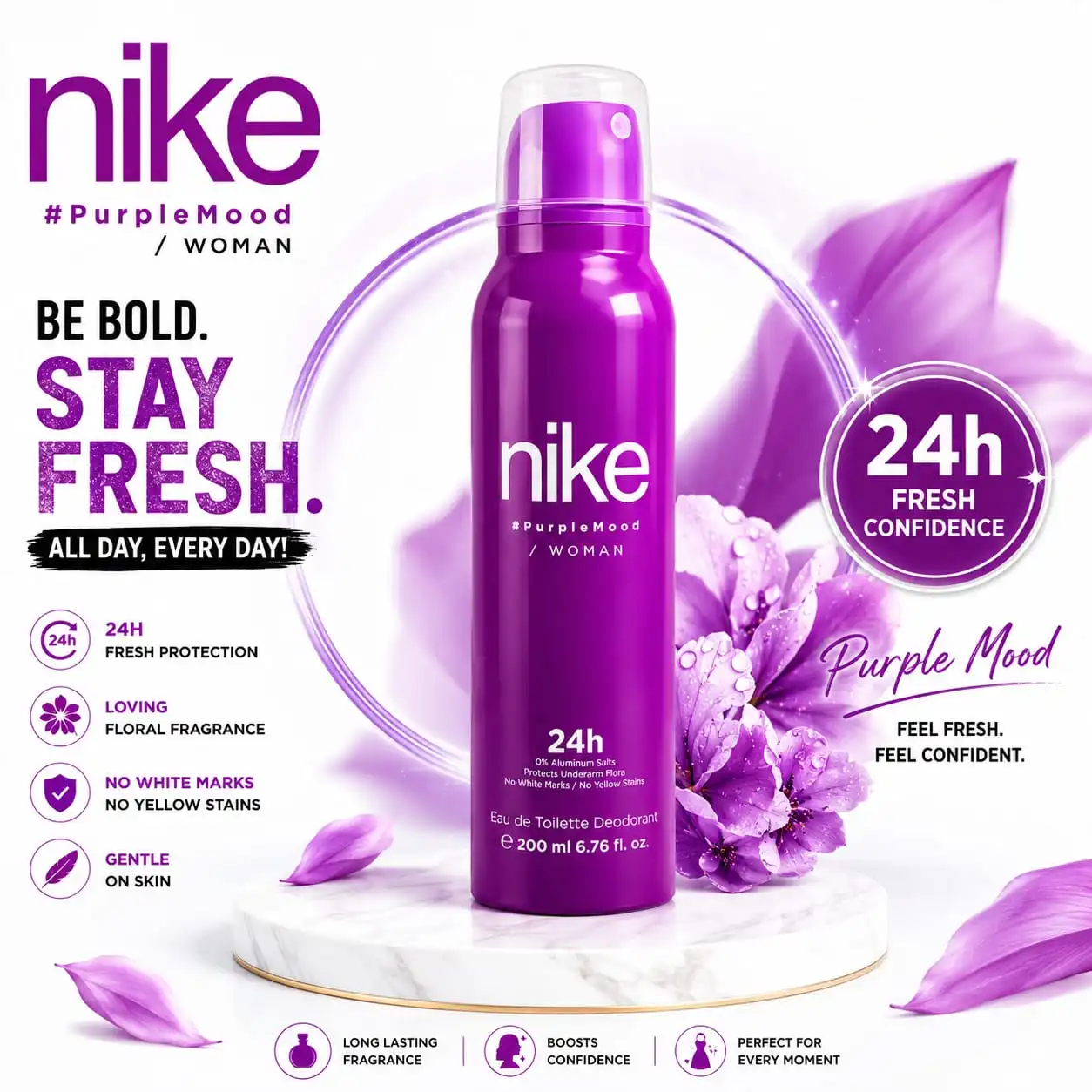 Nike Body spray purple Mode