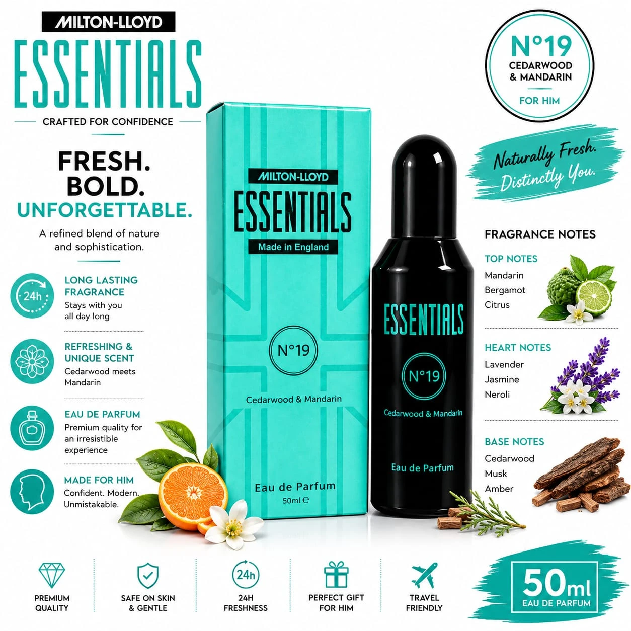Essential Perfume No19 Perfume 50ml
