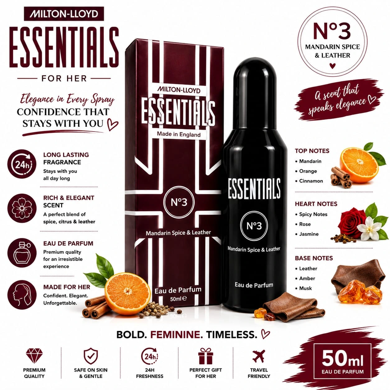 Essential Perfume No3 Perfume 50ml