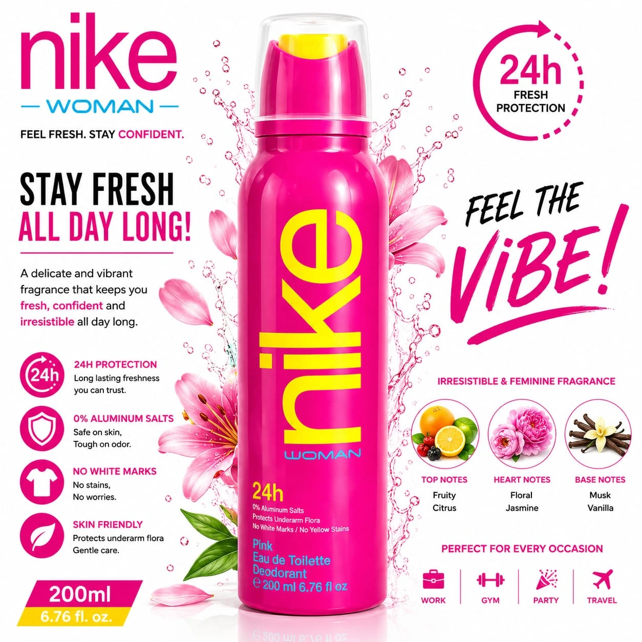 Nike Body Spray Pink