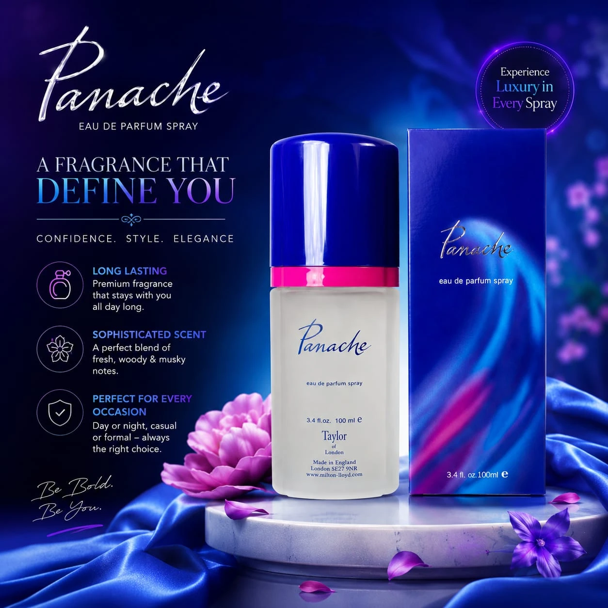 Taylor Of London Perfume Panache 100ml